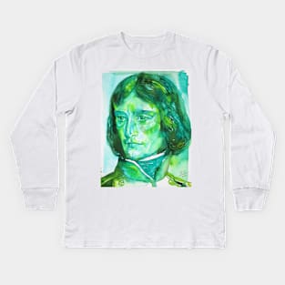 NAPOLEON - watercolor portrait.2 Kids Long Sleeve T-Shirt